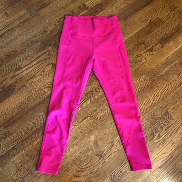 Calia Pink ribbed Leggings - Picture 1 of 4